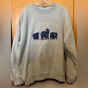 brandy melville yosemite embroidered crewneck